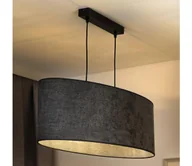 Lampy sufitowe - Duolla - Żyrandol na lince OVAL 2xE27/15W/230V szary - miniaturka - grafika 1