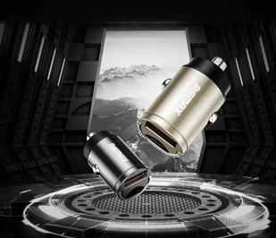 Remax mini inteligentna ładowarka samochodowa USB 18W Power Delivery PD czarny (RCC227 black) - Ładowarki samochodowe - miniaturka - grafika 3