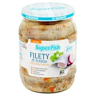 Woda - Superfish Filety ze śledzia z krojoną cebulką 650 g - miniaturka - grafika 1