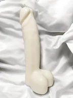 Świece - Świeca sojowa - Penisso - 180 ml ( biały) - Odważna Dekoracja i Pomysł na Prezent - Bezzapachowa - miniaturka - grafika 1