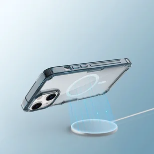 Etui Nillkin Nature Pro Magnetic Apple iPhone 15 niebieskie - Etui i futerały do telefonów - miniaturka - grafika 9