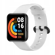 Akcesoria do smartwatchy - PASEK DO ZEGARKA XIAOMI/REDMI WATCH LITE 2 BIAŁY SILIKONOWY WODOODPORNY - miniaturka - grafika 1