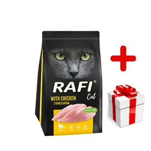 DOLINA NOTECI Rafi Cat karma sucha dla kota z kurczakiem 1,5kg + niespodzianka dla kota GRATIS! - Sucha karma dla kotów - miniaturka - grafika 1