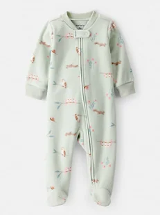 carter's Śpioszki w kolorze zielonym - Śpiochy dla niemowląt - miniaturka - grafika 1