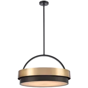 Coburg D60 lampa wisząca 6xE14 czarna/mosiądz P06753BR - Lampy sufitowe - miniaturka - grafika 1