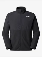 Bluzy sportowe męskie - Bluza polarowa The North Face Glacier Heavyweight Full Zip Jacket - asphalt grey/tnf black - miniaturka - grafika 1