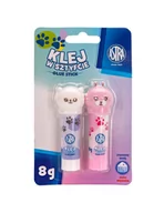 Przybory szkolne - Astra Klej w sztyfcie Zwierzątka 2 szt. - miniaturka - grafika 1