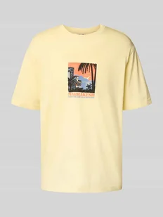 T-shirt o kroju relaxed fit z czystej bawełny model ‘BEANE’ - Koszulki męskie - miniaturka - grafika 1