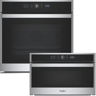 Zestaw AGD do zabudowy Whirlpool Piekarnik elektryczny z funkcją pary WOI4S8CM1SXA + Kuchenka mikrofalowa WMD44MX - Zestawy AGD - miniaturka - grafika 1