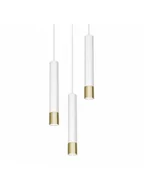 Lampy sufitowe - Luminex Żyrandol Nest gold/white 3 1564 - miniaturka - grafika 1