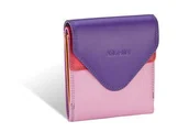 Portfele - Portfel damski Valentini Colors 417 Fioletowy - miniaturka - grafika 1