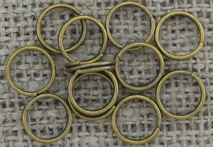 [101019] Ogniwka sprężynki 8mm kolor brąz 100szt