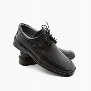 Polskie półbuty męskie skórzane 011 skóra MAXIMUS czarne 43 - Półbuty męskie Polskie półbuty męskie skórzane 011 skóra MAXIMUS czarne 43 - Półbuty męskie - miniaturka - grafika 1