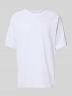 Koszulki męskie - T-shirt z wyhaftowanym logo - miniaturka - grafika 1