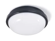 Oprawy, klosze i abażury - Lampa kanałowa IP65 LED Torton 15W Czarny - Biały neutralny (4500K) - miniaturka - grafika 1