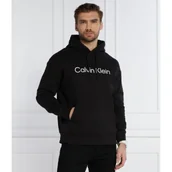 Bluzy męskie - Calvin Klein Bluza HERO LOGO HOODIE | Comfort fit - miniaturka - grafika 1