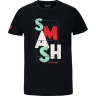 Koszulki sportowe męskie - Koszulka męska Babolat Exercise Message Tee Men Black M - miniaturka - grafika 1