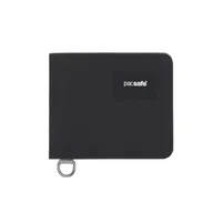 Portfele - Pacsafe Rfidsafe składany portfel blokujący RFID, kruczoczarny, jeden rozmiar, składany portfel blokujący RFID Rfidsafe - miniaturka - grafika 1