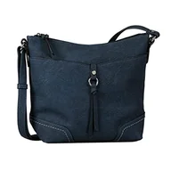 Torebki damskie - Tom Tailor Kobiety Imeri, Torebka Crossbody, Niebieski, 28x25x8.5 cm - miniaturka - grafika 1