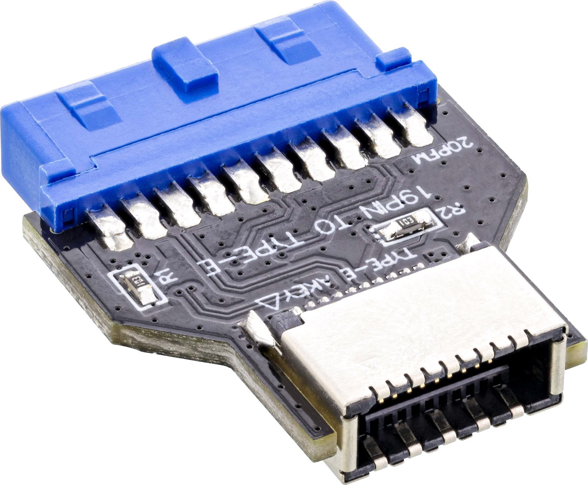 InLine InLine® USB 3.0 Mainboard to USB 3.2 Type-E Key-A Adapter internal