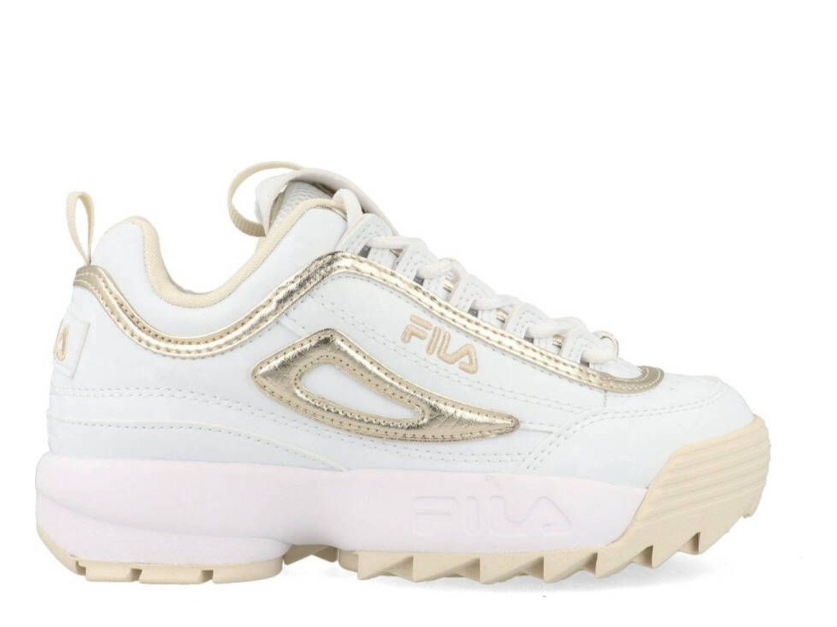 Buty dziecięce Fila FFT006213069 DISRUPTOR F TEENS Białe