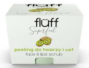 Peelingi i scruby do twarzy - Fluff Fluff Peeling do twarzy i ust kiwi 80g - miniaturka - grafika 1