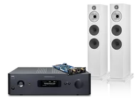 Zestawy stereo - NAD C 399 (czarny) + MDC2 BluOS-D + 603 S3 (biały) - miniaturka - grafika 1