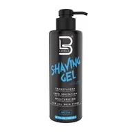 Kosmetyki do golenia - L3VEL3 Shaving Gel, żel do golenia, aqua, 500ml - miniaturka - grafika 1