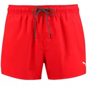 Spodenki męskie - Spodenki kąpielowe męskie Puma Short Lenght Swim czerwone 907658 02 S - miniaturka - grafika 1