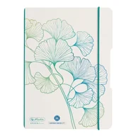 Notesy i bloczki - Notatnik Flex A5/40 kropki Greenline Gingko - HERLITZ - miniaturka - grafika 1