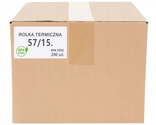 Rolki Termiczne 57X15 Fv Vat (1 Karton 200 Szt.) - Akcesoria do monitoringu - miniaturka - grafika 1