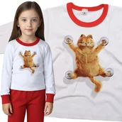 Piżamy dla dziewczynek - Piżama dziecięca Garfield Śmieszne 86/92 - VoloDonum - miniaturka - grafika 1