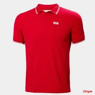 Koszulki męskie - Koszulka Męska Helly Hansen Kos Polo - Red - miniaturka - grafika 1