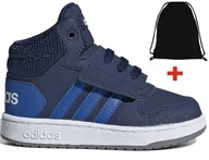 Buty dla dziewczynek - Adidas, Buty dziecięce, Hoops Mid 2.0 I Ee6714, rozmiar 21 - miniaturka - grafika 1
