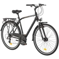 Rowery - Rower trekkingowy INDIANA X-Road 3.0 M19 28 cali męski Czarny - miniaturka - grafika 1