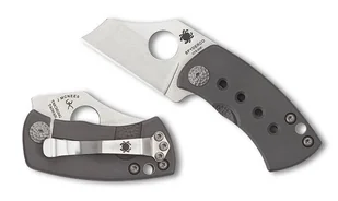 Nóż składany Spyderco McBee Gray Titanium, Stonewashed CTS XHP by Jonathan McNees (C236TIP) - Noże - miniaturka - grafika 1