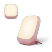 Zestawy naczyń dla dzieci - Zazu Lampka do Kontaktu z Czujnikiem Zmierzchu Różowa - miniaturka - grafika 1