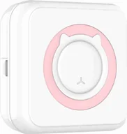 Drukarki - Cocosity All-in-one Wireless Instant Mini Printer biało-różowa - miniaturka - grafika 1