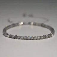 Bransoletki - Bransoletka Labradoryt 3mm - Crystals Break - miniaturka - grafika 1