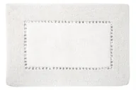 Dywaniki łazienkowe - Euro Firany Dywan Bawełniany 60 x 90 Chic Biały 1218169 - miniaturka - grafika 1
