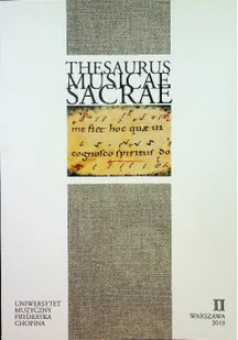 Thesaurus Musicae Sacrae II - Książki o kulturze i sztuce - miniaturka - grafika 1