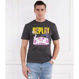 Replay T-shirt OPEN END Regular Fit - Koszulki męskie - miniaturka - grafika 1