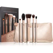 Pędzle do makijażu - Sigma ICONIC BRUSH SET - 5 ROSE GOLD BRUSHES + BEAUTY BAG - Zestaw 5 pędzli do makijażu + kosmetyczka - miniaturka - grafika 1
