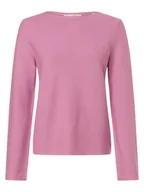 Swetry damskie - Marc O'Polo Sweter damski Kobiety Bawełna lila jednolity, L - miniaturka - grafika 1