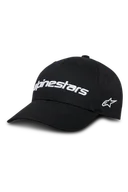 Czapki damskie - Czapka z Daszkiem Alpinestars Linear Wordmark 2.0 Czarny/Złamany BiałyOnesize - miniaturka - grafika 1