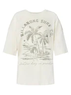 Koszulki i topy damskie - Billabong T-Shirt This Is Tropica EBJZT00461 Beżowy Loose Fit - miniaturka - grafika 1