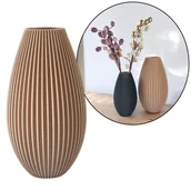 Wazony i flakony - Wazon nietłukący 15 cm skandynawski Nowoczesny wazon 3D kwiaty - miniaturka - grafika 1