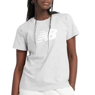 Koszulki sportowe damskie - Koszulka New Balance WT43582AG - szara - miniaturka - grafika 1