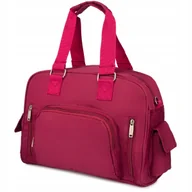 Torby i wózki na zakupy - Torebka damska lekka duża A4 modna torba shopperka bordowa na ramię Beltimore J32 - miniaturka - grafika 1