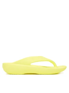 Crocs Japonki Mellow Recovery Flip 211100 Żółty - Klapki i japonki damskie - miniaturka - grafika 1